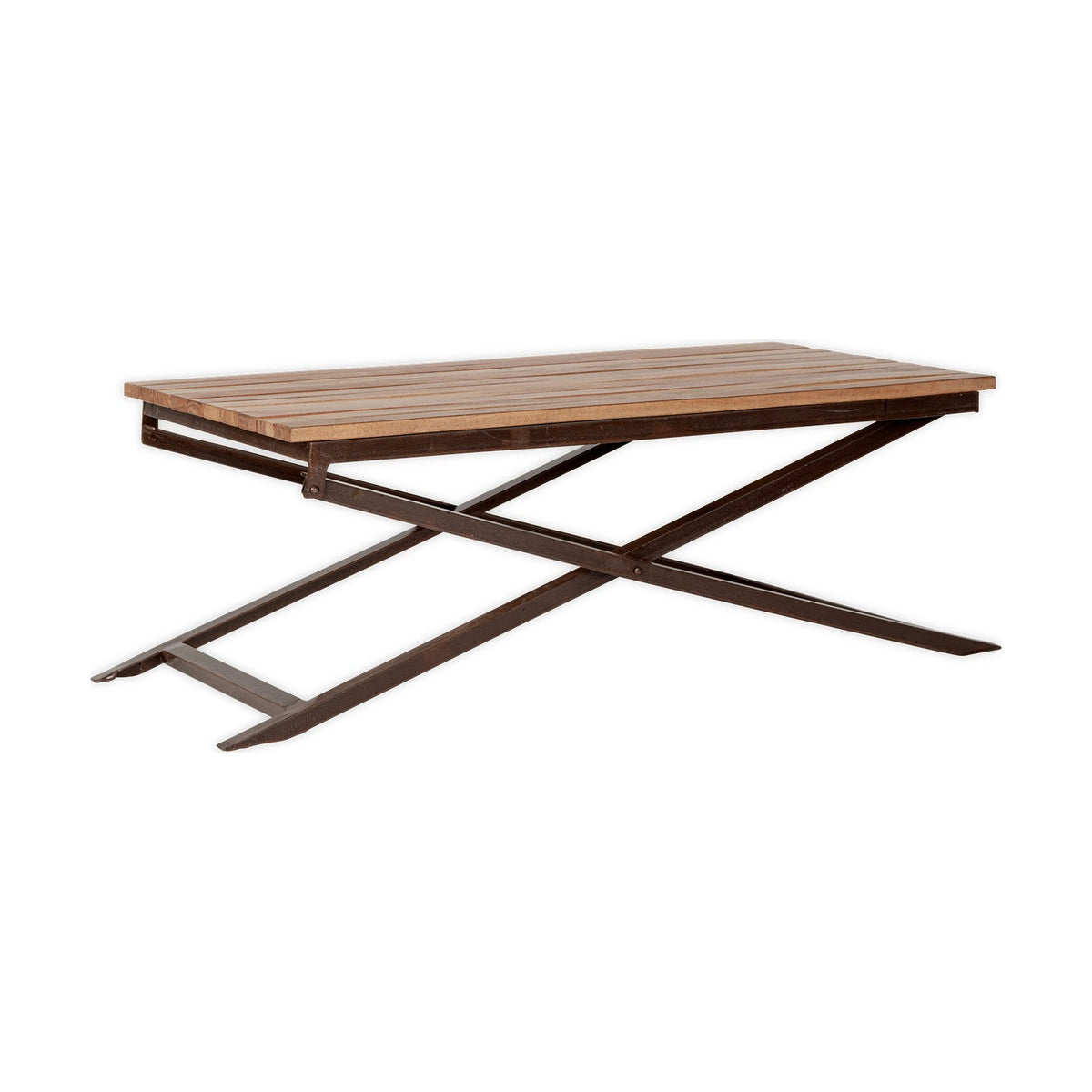 Yatin Folding Acacia Garden Coffee Table - Natural