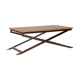 Yatin Folding Acacia Garden Coffee Table - Natural