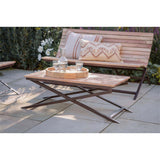 Yatin Folding Acacia Garden Coffee Table - Natural