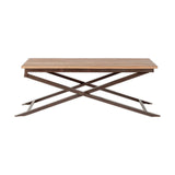 Yatin Folding Acacia Garden Coffee Table - Natural