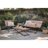 Yatin Outdoor Side Table - Natural outdoors, view 2