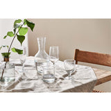 Yala Hammered Wine Glasses - Clear - Set of 4