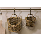 Zawar Rattan Hanging Baskets - Natural (Set of 2), styled view 4