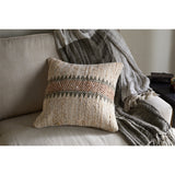 Zairya 60 x 40cm Jute Cushion Cover - Natural & Rust