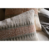 Zairya 60 x 40cm Jute Cushion Cover - Natural & Rust