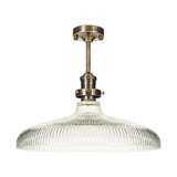 Zowie Recycled Glass Ceiling Light - Antique Brass