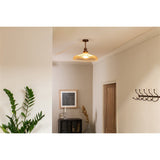 Zowie Recycled Glass Ceiling Light - Antique Brass