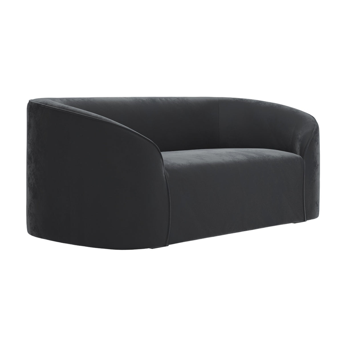 Zuma Curved Sofa - Black