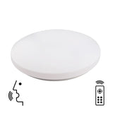 Zero Smart Large Dimmable LED Flush Ceiling Light With Remote & App Control - White