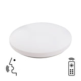 Zero Smart Medium Dimmable LED Flush Ceiling Light With Remote & App Control - White