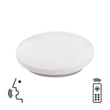 Zero Smart Small Dimmable LED Flush Ceiling Light With Remote & App Control - White
