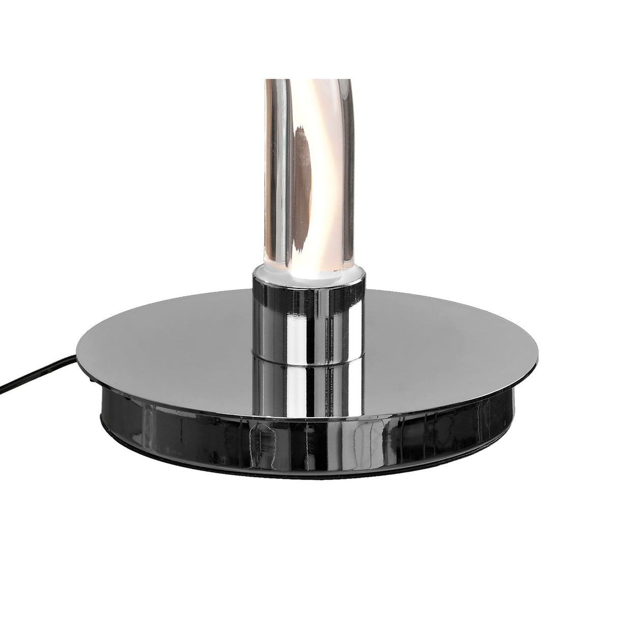 Adaggio Iris LED Crystal Table Lamp 10W 3000K - Polished Chrome/Clear