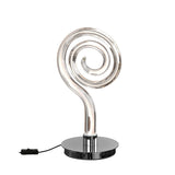 Adaggio Iris LED Crystal Table Lamp 10W 3000K - Polished Chrome/Clear