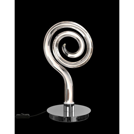 Adaggio Iris LED Crystal Table Lamp 10W 3000K - Polished Chrome/Clear