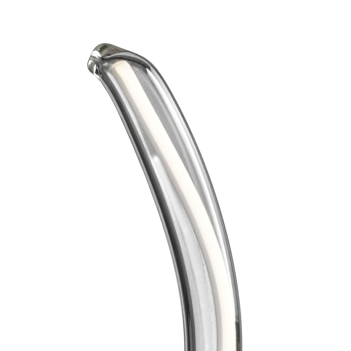 Adaggio Iris LED Crystal Table Lamp 8W 3000K - Polished Chrome/Clear