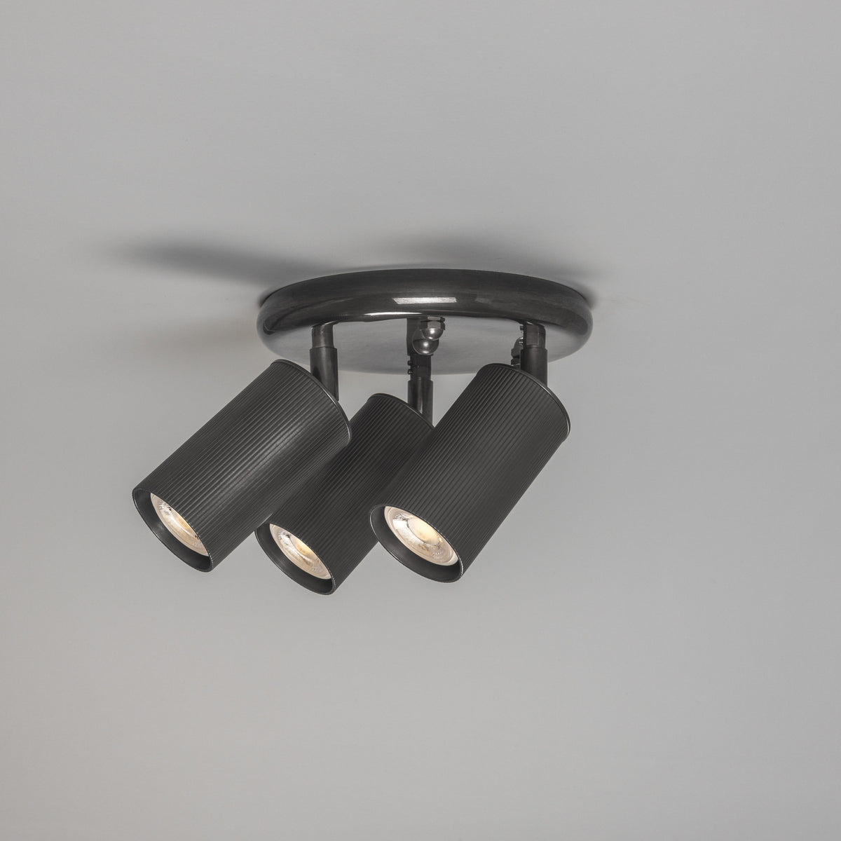 Adare Brass 3 Light Ceiling Spotlight