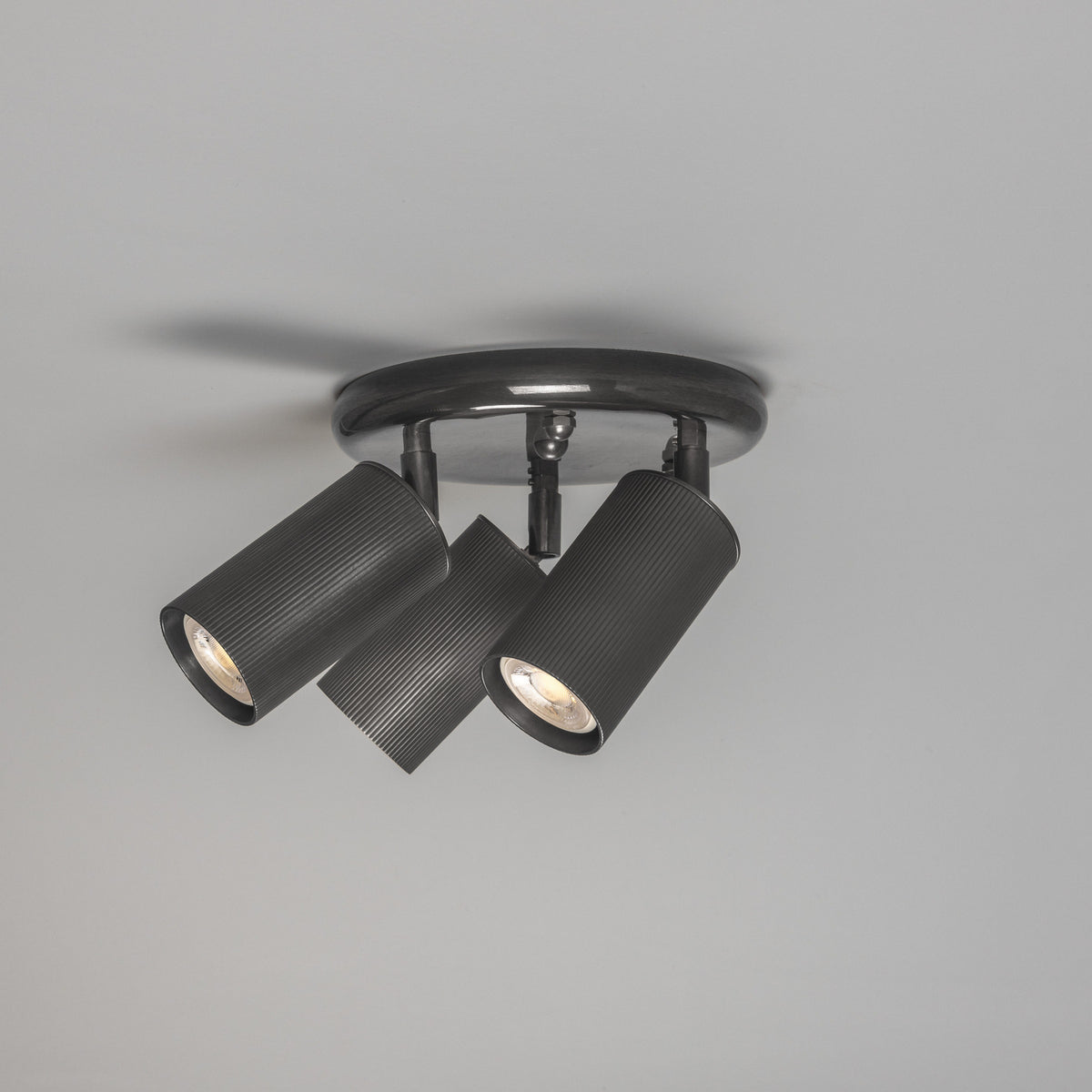 Adare Brass 3 Light Ceiling Spotlight