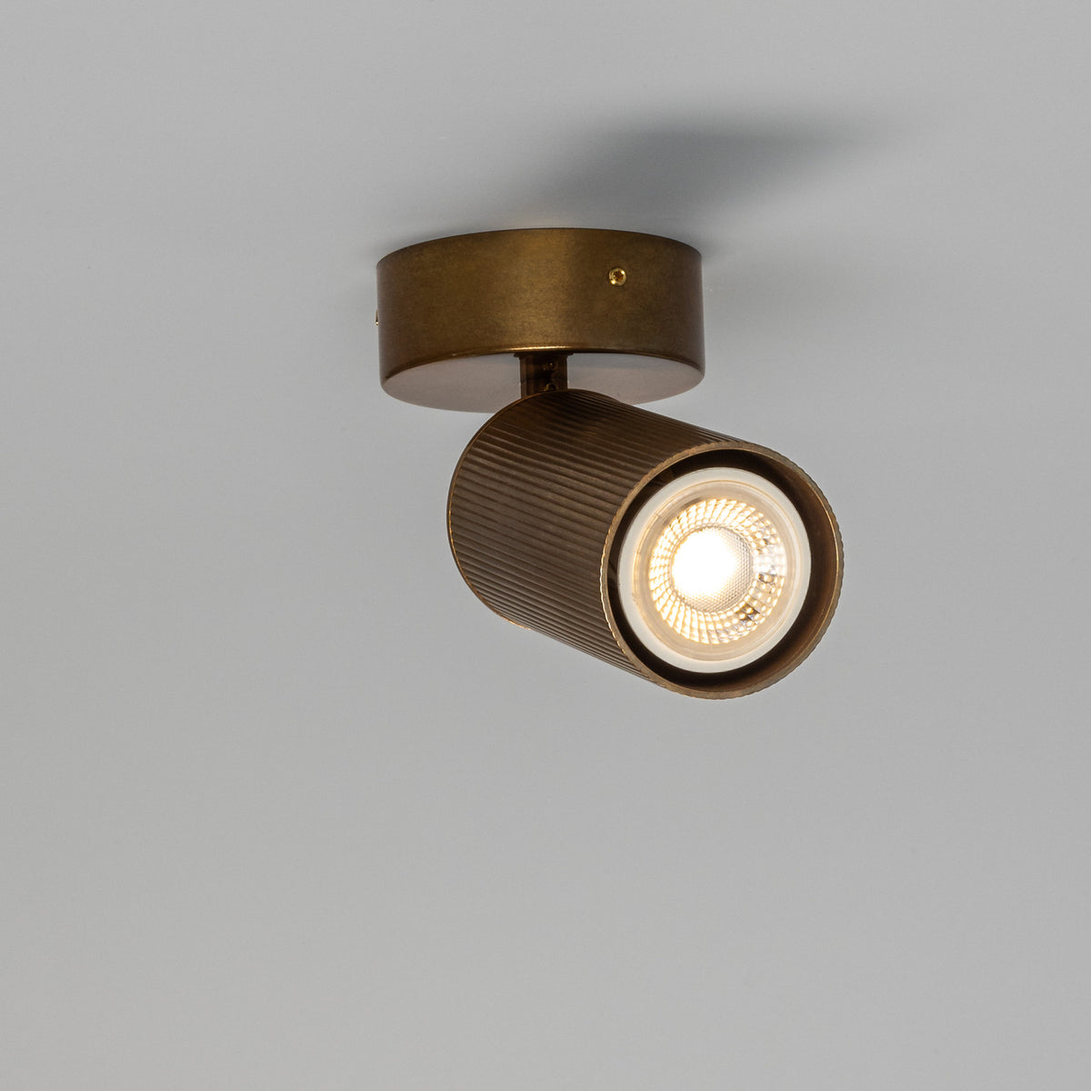 Adare Brass Ceiling Spotlight