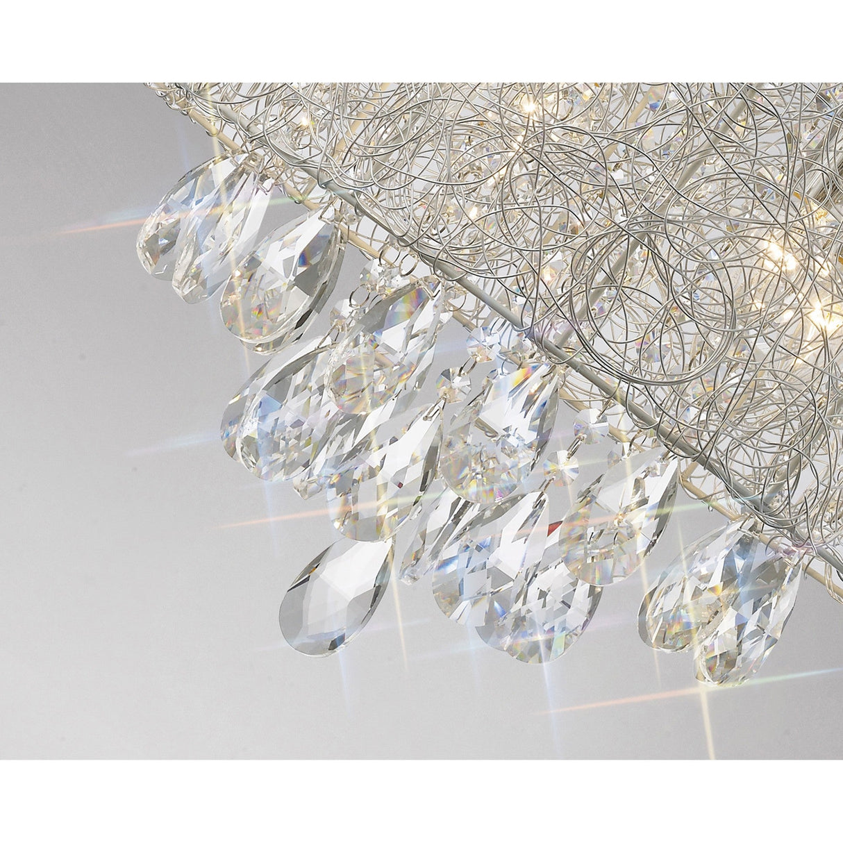 Adeline 40cm 4 Light Crystal Chandelier - Polished Chrome