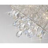 Adeline 40cm 4 Light Crystal Chandelier - Polished Chrome