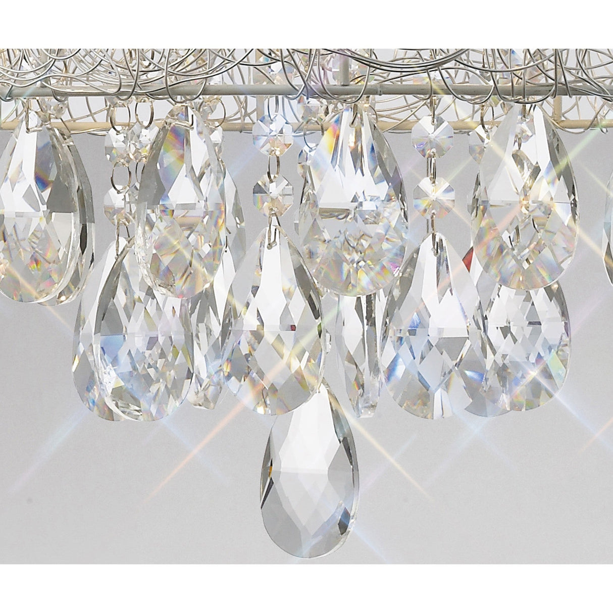 Adeline 40cm 4 Light Crystal Chandelier - Polished Chrome