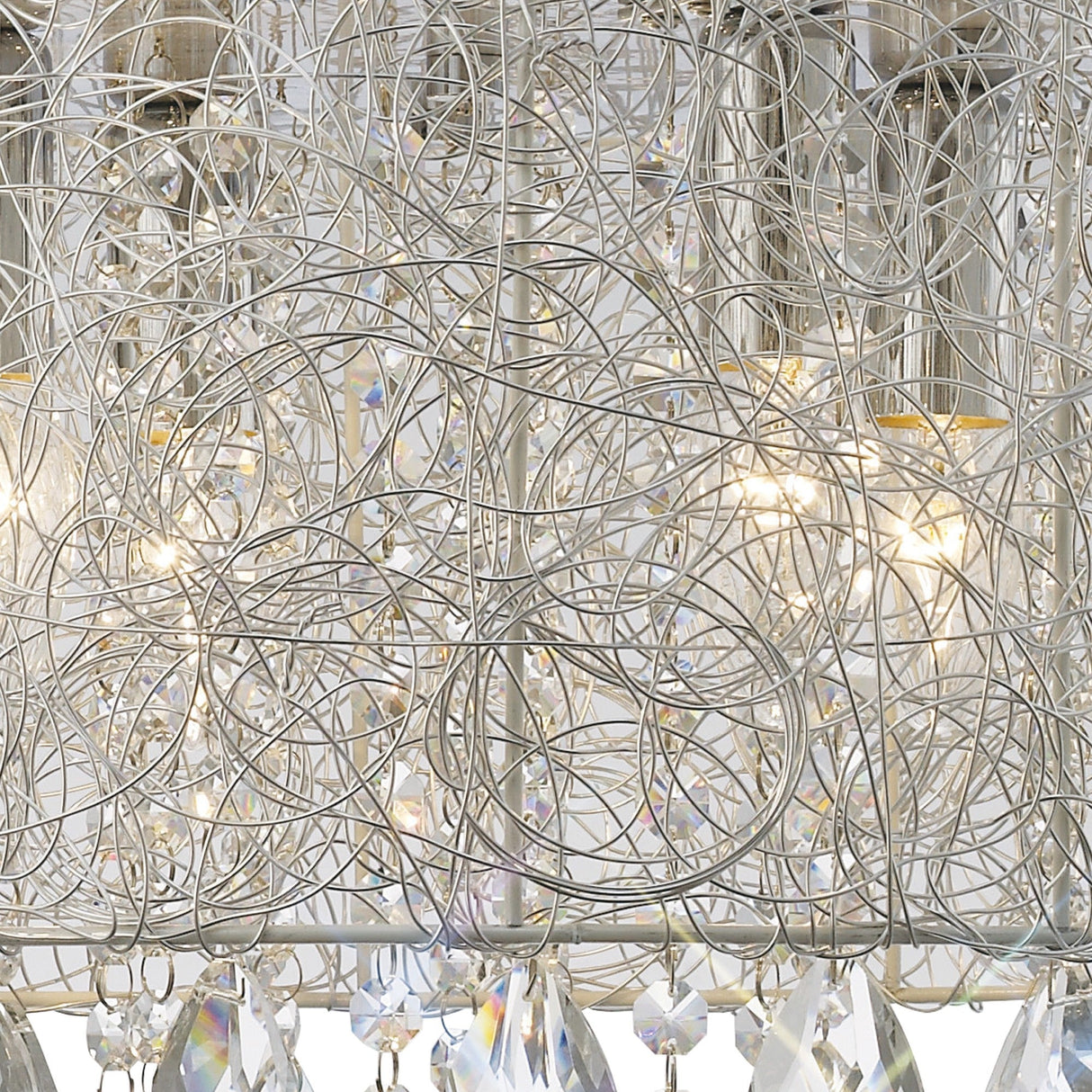 Adeline 40cm 4 Light Crystal Chandelier - Polished Chrome