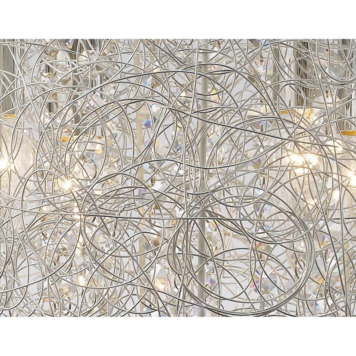 Adeline 40cm 4 Light Crystal Chandelier - Polished Chrome