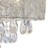 Adeline 40cm 4 Light Crystal Chandelier - Polished Chrome