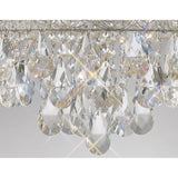 Adeline 50cm 6 Light Crystal Chandelier - Polished Chrome