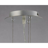 Adeline 50cm 6 Light Crystal Chandelier - Polished Chrome