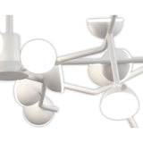 Adn 65.8cm LED Suspension Light 72W 3000K - White