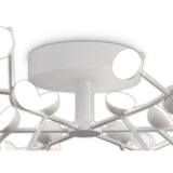 Adn Semi-Flush Ceiling Light 36 Light 100W 3000K - White