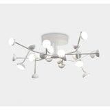 Adn Semi-Flush Ceiling Light 24 Light 72W 3000K - White