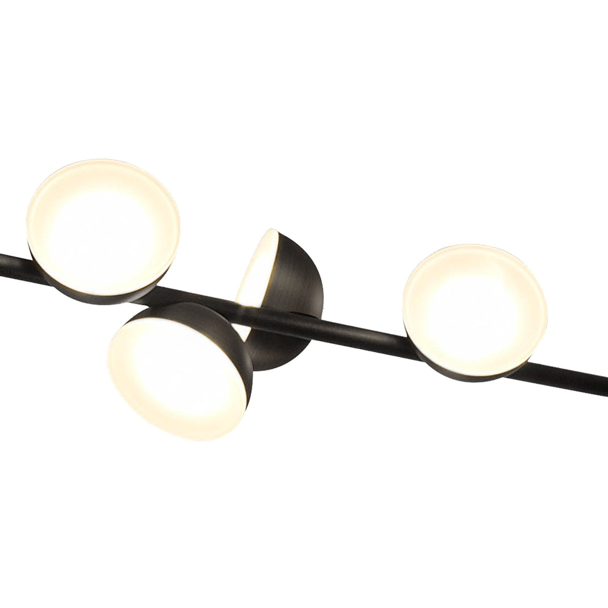 Adn 100cm LED Linear Suspension Light 36W 3000K - Black