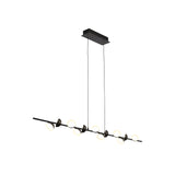 Adn 100cm LED Linear Suspension Light 36W 3000K - Black