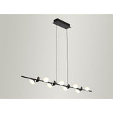 Adn 100cm LED Linear Suspension Light 36W 3000K - Black