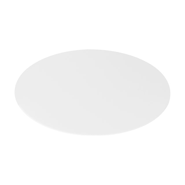 Aethera 30cm acrylic lampshade diffuser, a flat round white disc shown on a plain white background.