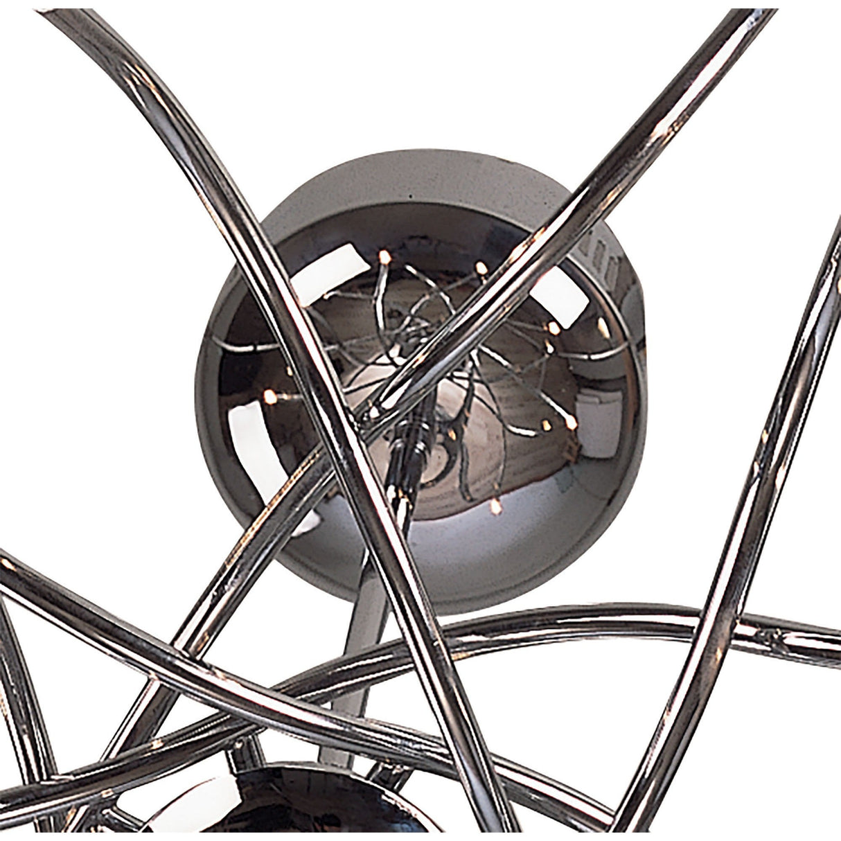 Aire 16 Light Telescopic Semi-Flush Ceiling Light – Polished Chrome