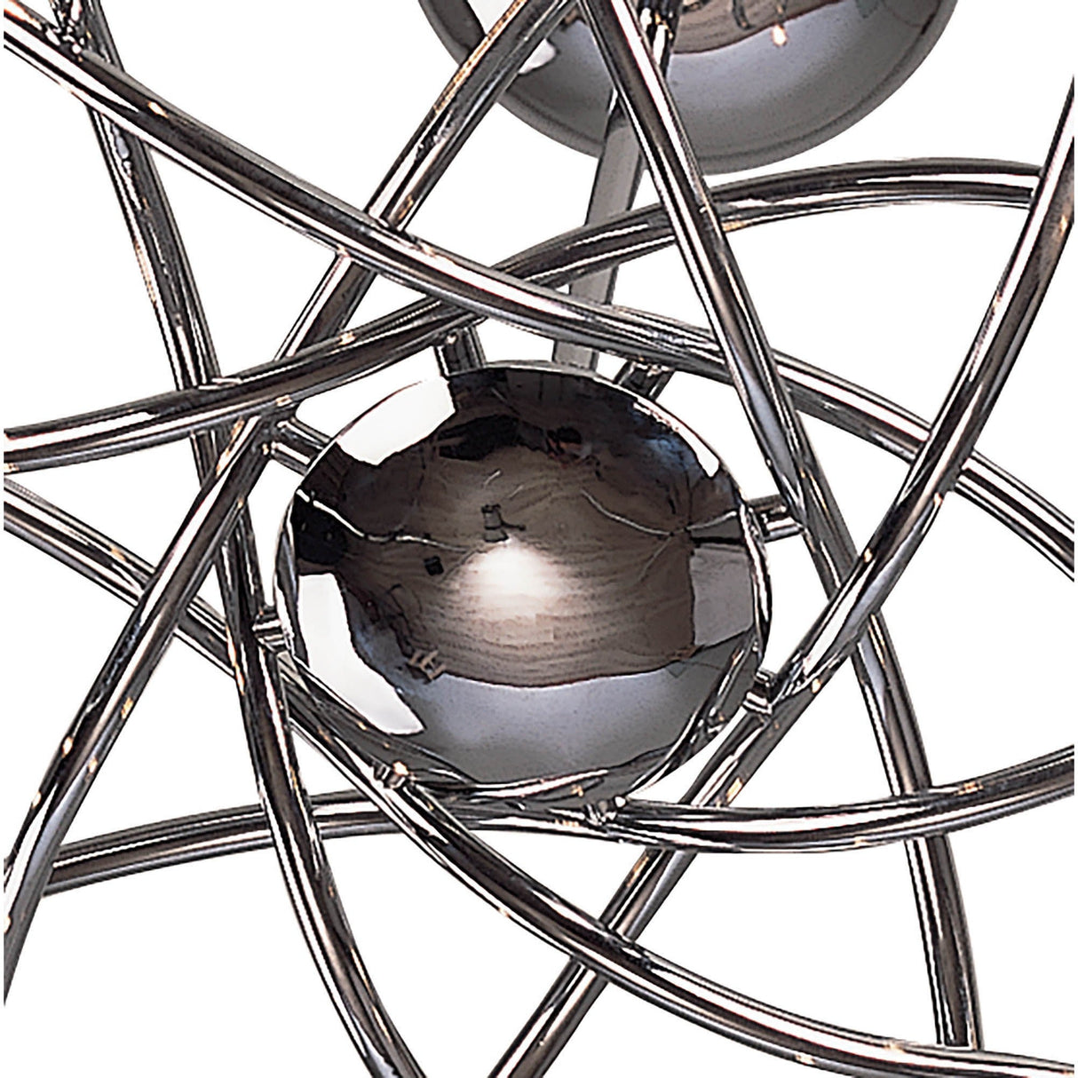 Aire 16 Light Telescopic Semi-Flush Ceiling Light – Polished Chrome