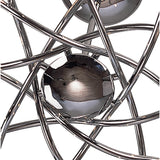 Aire 16 Light Telescopic Semi-Flush Ceiling Light – Polished Chrome