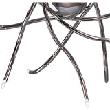 Aire 16 Light Telescopic Semi-Flush Ceiling Light – Polished Chrome