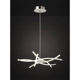 Aire 71cm LED Suspension Light 42W 3000K - Polished Chrome