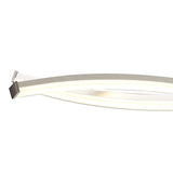 Aire Dimmable LED Semi-Flush Ceiling Light 42W 3000K - Silver