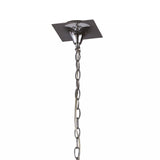Akira 6 Light 2 Arm Crystal Chandelier - Chrome With Black Shades