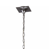 Akira 6 Light 2 Arm Crystal Chandelier - Chrome With Cream Shades