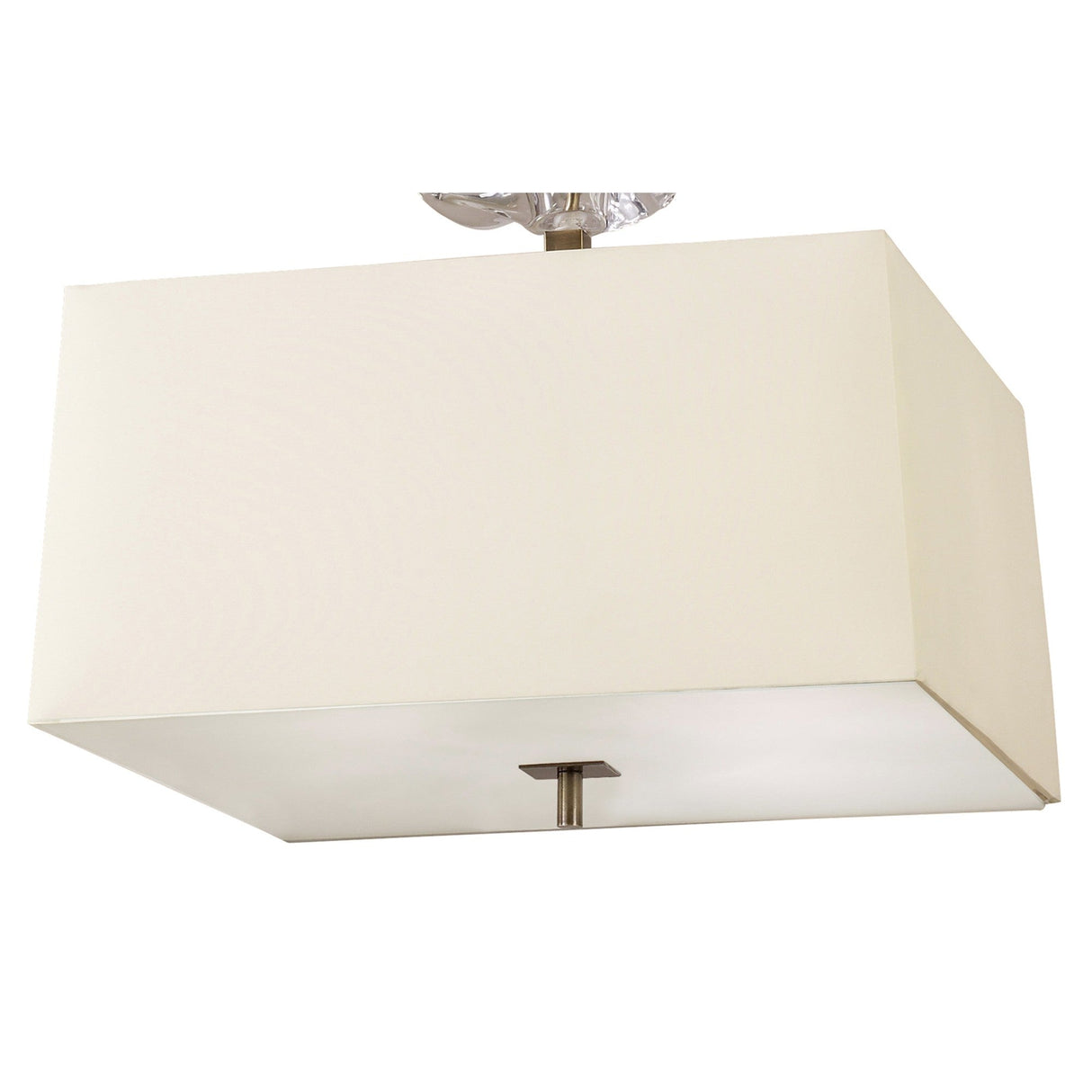 Akira 4 Light Pendant Light - Brass With Cream Shade