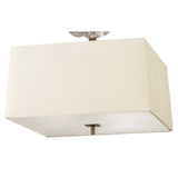 Akira 4 Light Pendant Light - Brass With Cream Shade