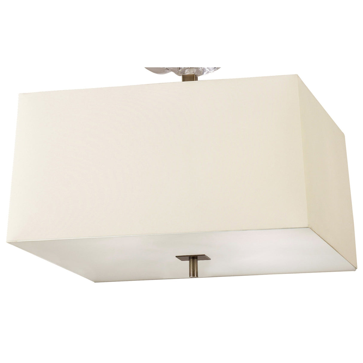 Akira 4 Light Pendant Light - Brass With Cream Shade