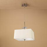 Akira 4 Light Pendant Light - Brass With Cream Shade