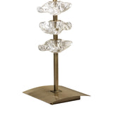 Akira 2 Light Table Lamp - Brass With Black Shade